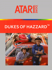 Dukes of Hazzard Atari 2600 US box art